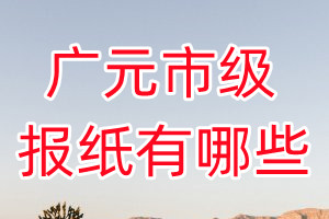 廣元市級報紙有哪些