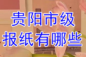 貴陽市級報紙有哪些